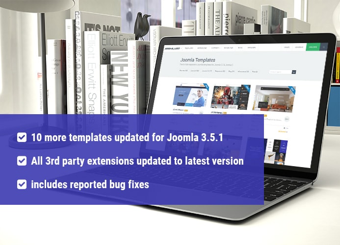 10 More Joomla Templates updated for Joomla 3.5.1&