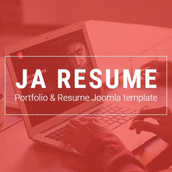 Review - JA Resume Responsive Joomla Template for